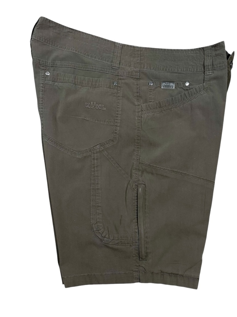 KUHL Konfidant Air Shorts Mens 35 Cotton Nylon Stretch 10" Hiking Outdoor